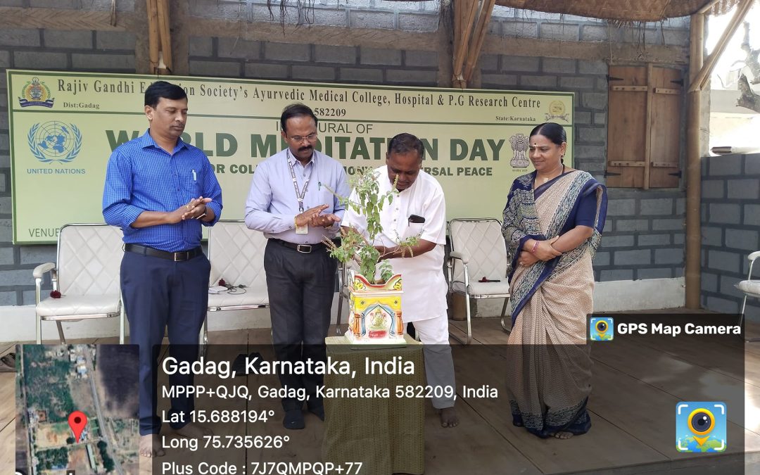 #WorldMeditationDay